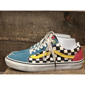 VANS Old Skool Crazy Checks Multicolored M8 W9.5